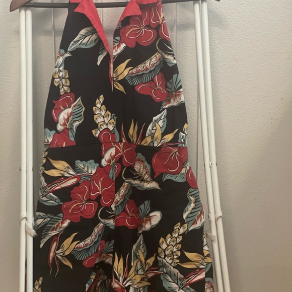 Handmade Floral Halter 2 Piece Playsuit - Picture 3 of 6